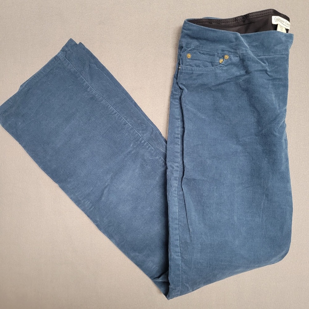 Coldwater Creek Girls Blue Corduroy‎ Pants Size 12T Bootcut Corduroy